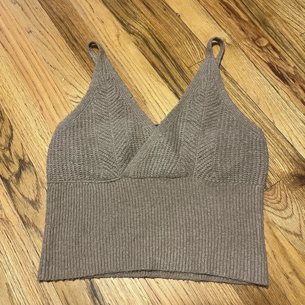 Sincerely Jules Warm Brown Knit Top